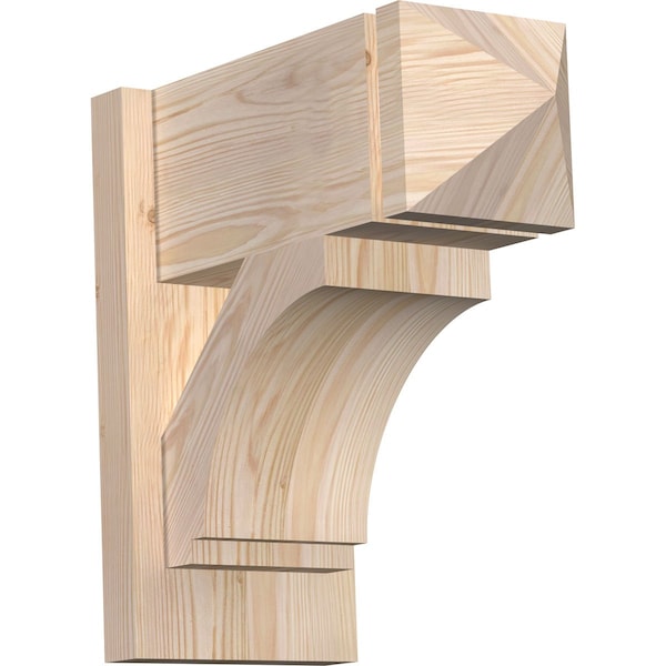 Ekena Millwork Imperial Arts & Crafts Smooth Outlooker, Douglas Fir, 7 1/2"W x 16"D x 16"H OUT08X16X16IMP03SDF - main